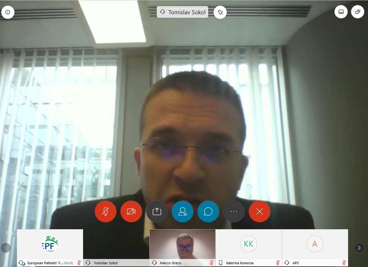 eupatientsforum's tweet photo. "EU does not have a health competence because it didn't use to be a priority. Now it is. Joint procurement could also be useful to reduce the price of medicines. There are still many unmet needs but there is so much the EU can do" says @TomislavSokol #AccessForPatients https://t.co/tPL8Gg6Gx2