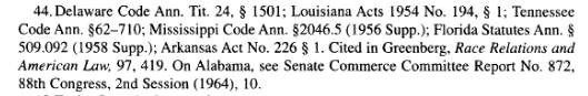 Delaware was not the only state with these laws. Though other states seem to have repealed them. (I didn't look at all of them).