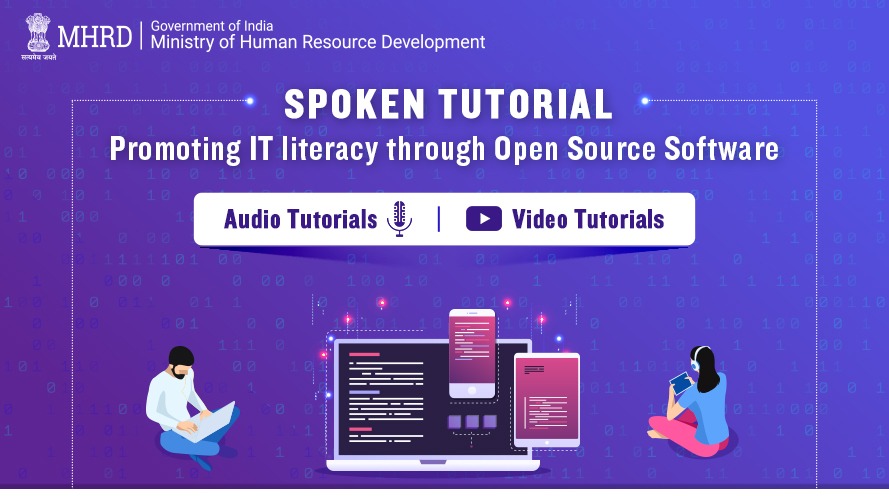 EduMinOfIndia's tweet image. Students, have you explored the various basic and advanced level courses available on &apos;Spoken Tutorial&apos; yet? 
Browse spoken-tutorial.org and you will definitely find a course of your choice.
Raise your IT literacy bar now!