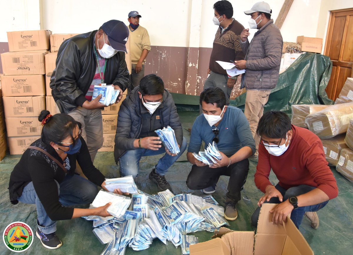 dgrad_lapaz's tweet photo. Dirección de Gestión de Riesgos recuenta y verifica insumos de bioseguridad para distribuir a municipios de riesgo alto por COVID - 19
https://t.co/aTLXqG3Ykp https://t.co/Gbs8GmzsBe