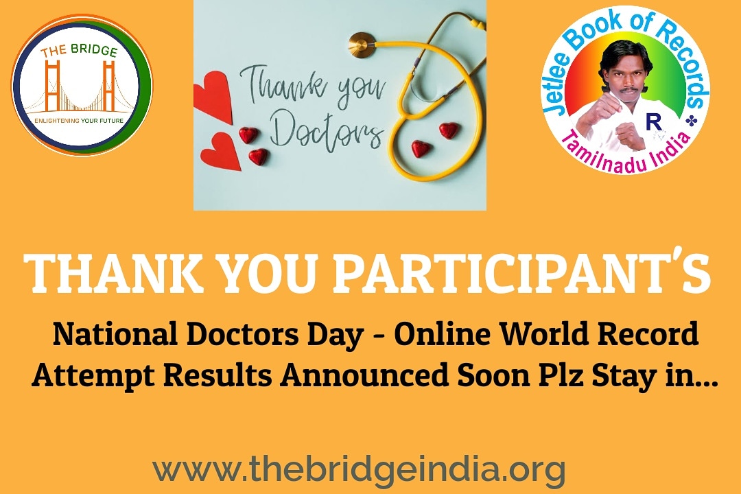 mathivananvlr's tweet photo. #NationalDoctorsDay #doctorsday #OnlineWorldRecord #Resultsannouncedsoon https://t.co/XLnRE4T9Hr