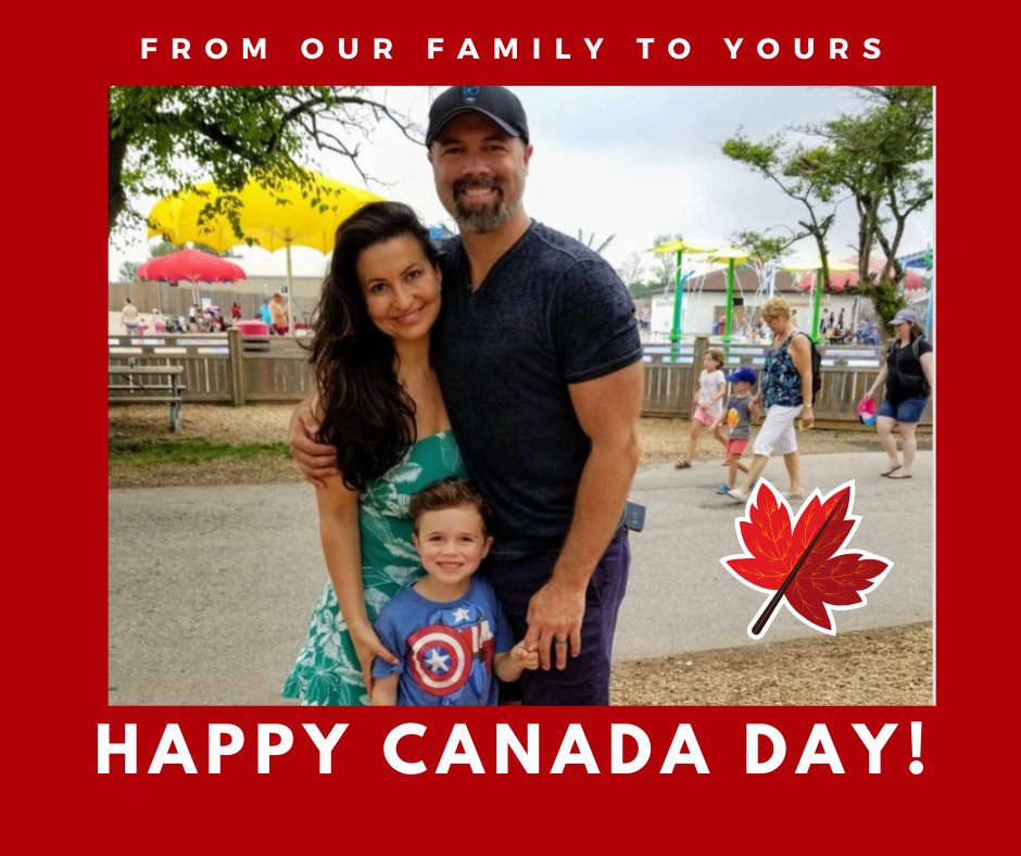 Happy Canada Day! 🇨🇦 Celebrate July 1st with your family and friends and make this a memorable day for all. 
#CanadaDay #CanadaDay2020 #family #happycanadaday