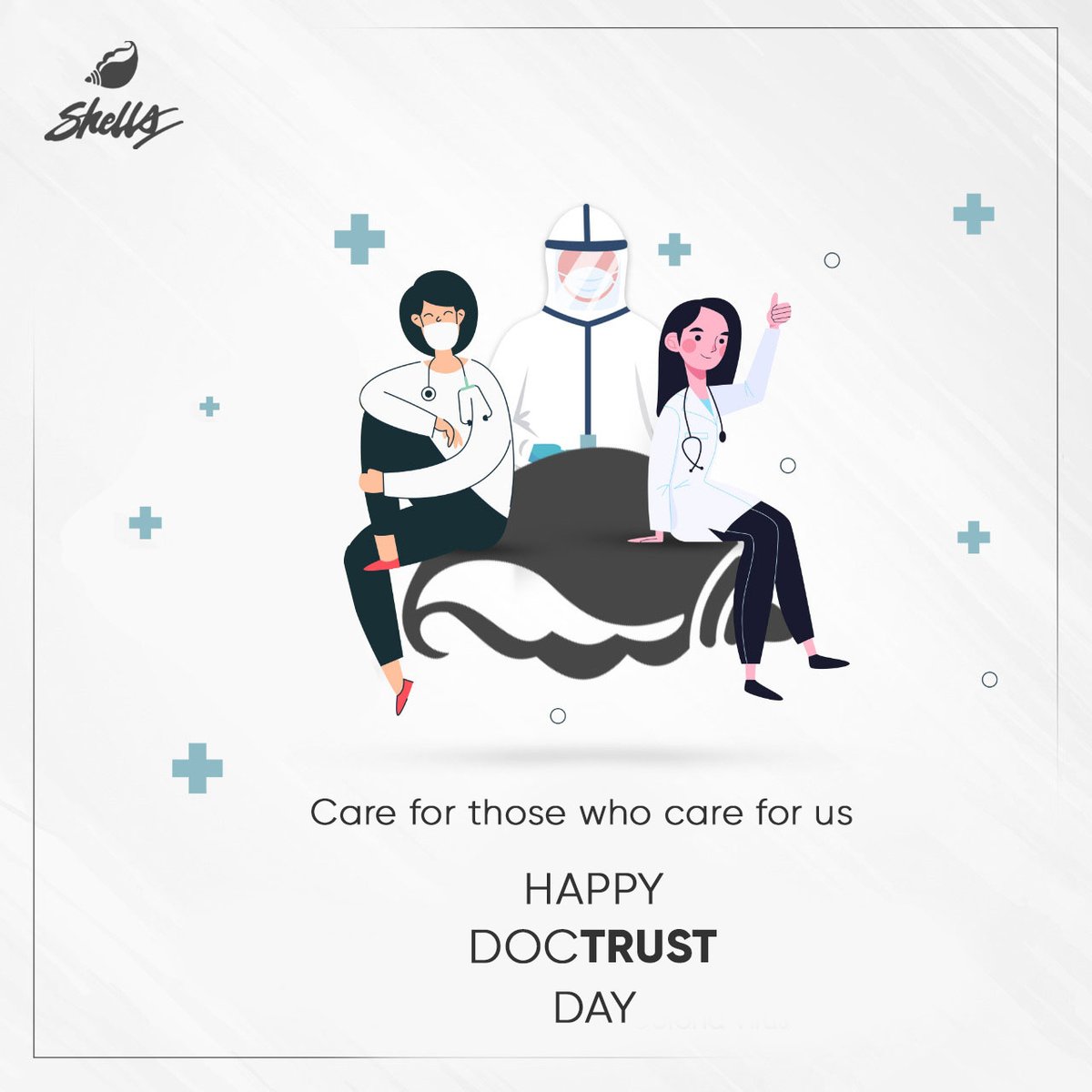 ShellsAdInc's tweet photo. Let's celebrate and embrace the efforts of our frontline warriors. Shoutout to all the doctors for spreading hopes and smiles each day. A very happy Doctors' Day to all the doctors! #DoctorsDay #Doctors #ShellsAdvertising #FrontlineWarriors https://t.co/T8QlW5dIaZ