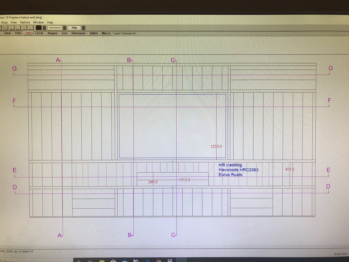 Lignify1's tweet image. A little snippet of the stages in the production system to manufacture this feature fire place, soon to be installed in high end student accommodation. Skeleton manufactured out of smartply OSB and cladded in @havwoods flooring