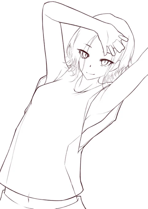 次は作画コスト低いイラスト描き始めました⁽⁽ ◟(灬 ˊωˋ 灬)◞ ⁾⁾ 