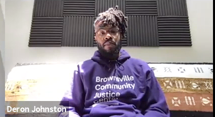Greg Berman (@gregberman50) on Twitter photo Deron Johnston <a href="/bcjc_brooklyn/">Brownsville Community Justice Center</a> talks about "course correcting a broken justice system" -- “Beyond Defunding the Police: Reimagining Safety for Communities of Color in the Time of COVID” <a href="/PhilanthropyNY/">Philanthropy NewYork</a> @courtinnovation vimeo.com/432623298 Deron Johnston <a href="/bcjc_brooklyn/">Brownsville Community Justice Center</a> talks about "course correcting a broken justice system" -- “Beyond Defunding the Police: Reimagining Safety for Communities of Color in the Time of COVID” <a href="/PhilanthropyNY/">Philanthropy NewYork</a> @courtinnovation vimeo.com/432623298