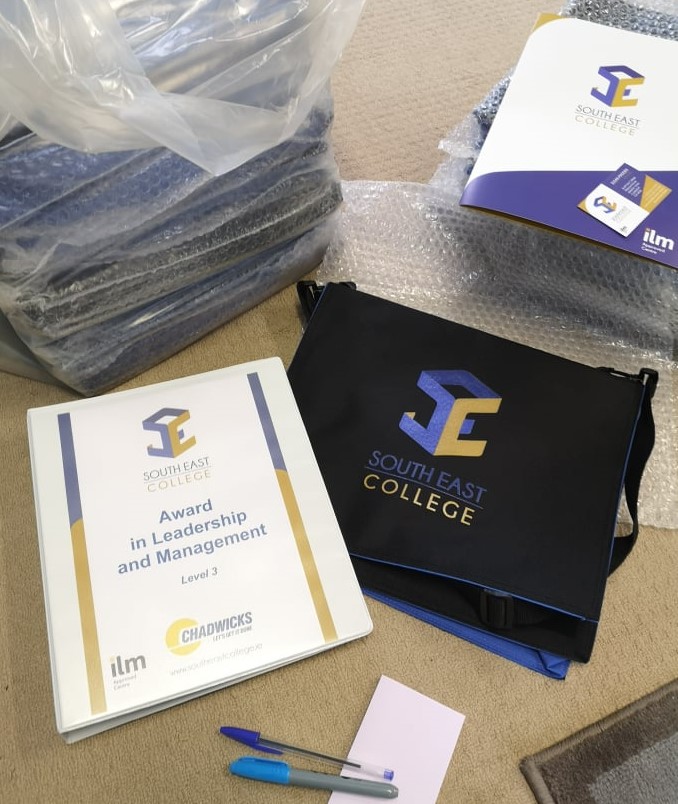 Students working towards a Qualification with South East College receive a 'Welcome Pack' to support all their learning needs! 👨‍🎓👩‍🎓

#successwithsoutheastcollege #onlinelearning #elearning #ILM