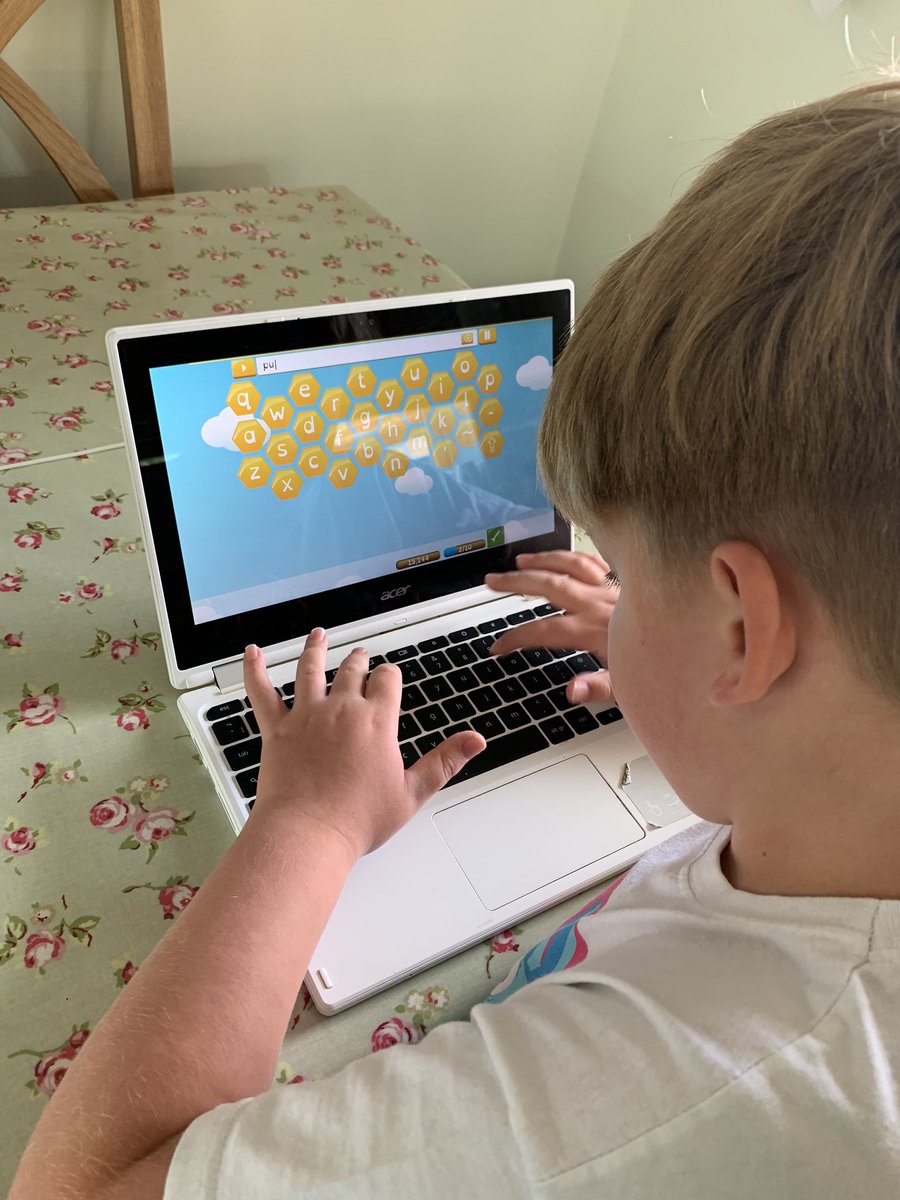 HStaciea's tweet photo. @LoosePrimary @SpellingShed Harry working really hard on spelling shed to keep improving his scores. https://t.co/3kmbdb4NH9
