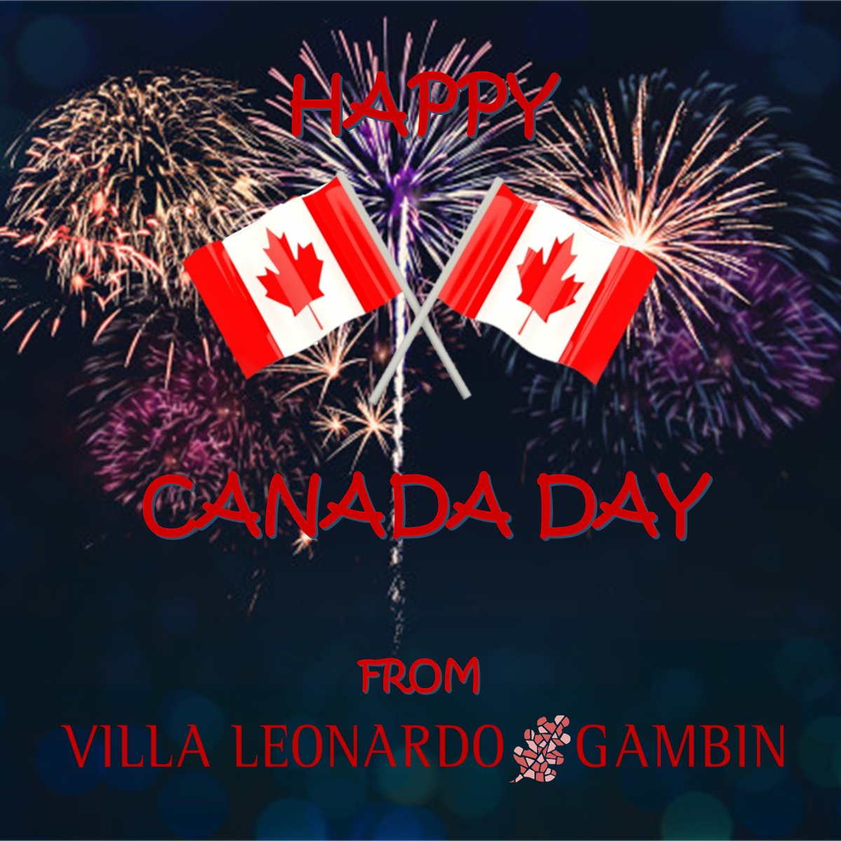 🍾We hope you have a safe and happy Canada Day!🎉