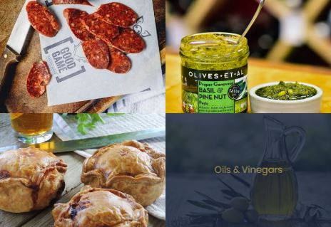 If you're after a real taste of Devon. Take a look <a href="/farmshopfoods/">@farmshopfoods</a> - a new online farm shop that has a huge selection of devon's finest producers. 
<a href="/BellandLoxton/">Bell and Loxton</a> <a href="/GoodGametopsham/">Good Game</a> <a href="/CreedyCarverltd/">Creedy Carver ltd</a> <a href="/OlivesEtAl/">Olives Et Al</a> @SalcombeGin <a href="/2driftersdevon/">Two Drifters Distillery</a> <a href="/sandfordorchard/">Sandford Orchards</a>  -  &amp; more...check it out!
