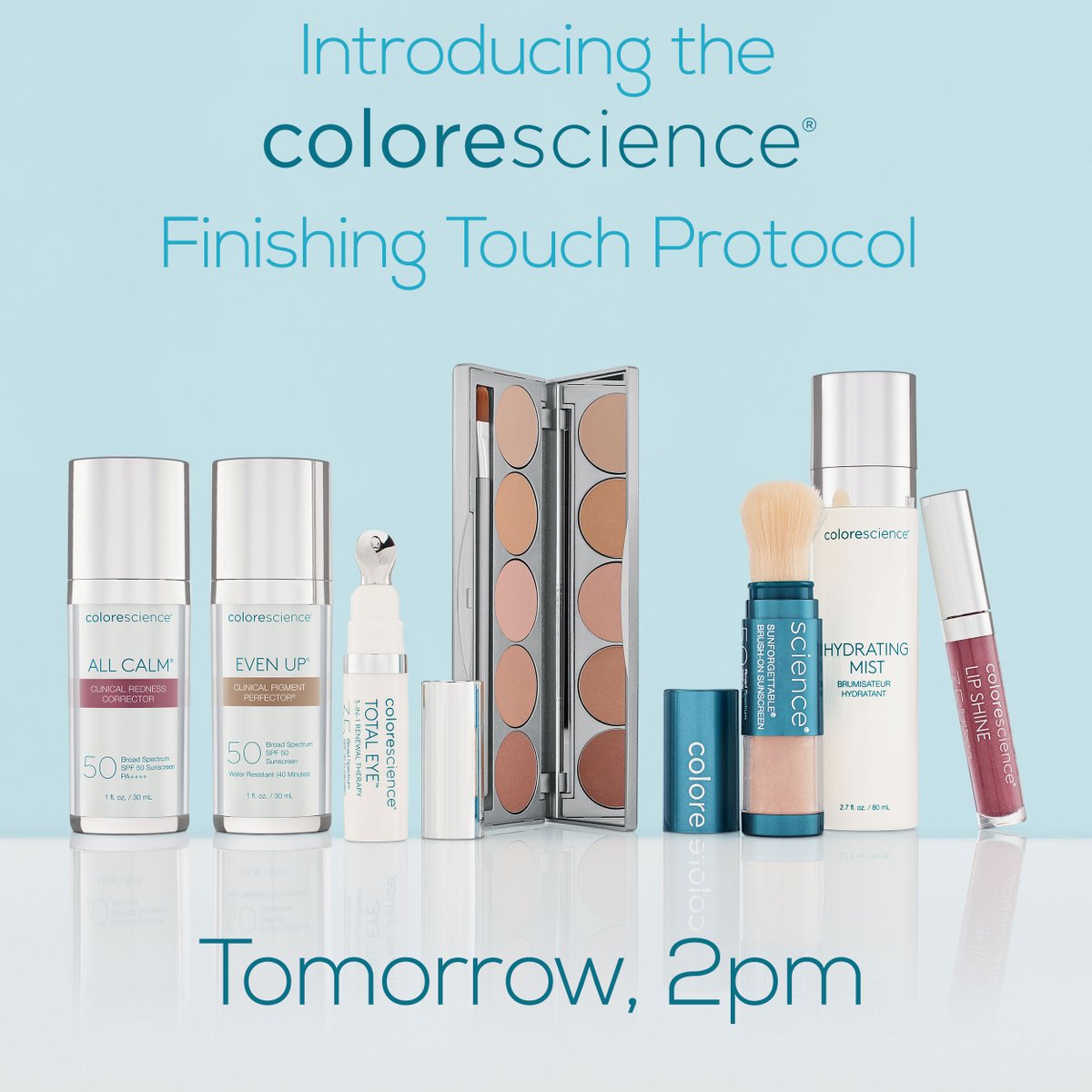 Tomorrow, we have our very first Colorescience webinar! Sara Cheeney will discuss @colorescienceuk's Finishing Touch Protocol tomorrow at 2pm. 

Register here - bit.ly/WigmoreWebinars  #colorescience #webinar #wigmoremedical #finishingtouchprotocol #training