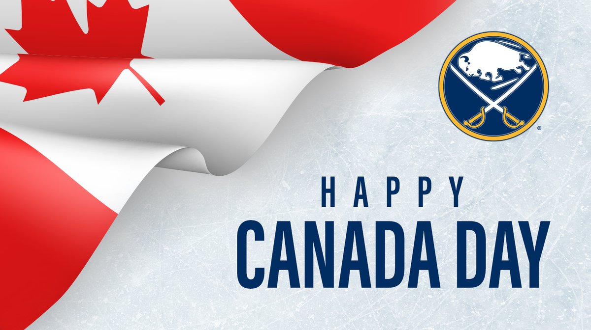 BuffaloSabres's tweet photo. Happy #CanadaDay to our northern neighbors! 🇨🇦 https://t.co/bLZK1tlItT