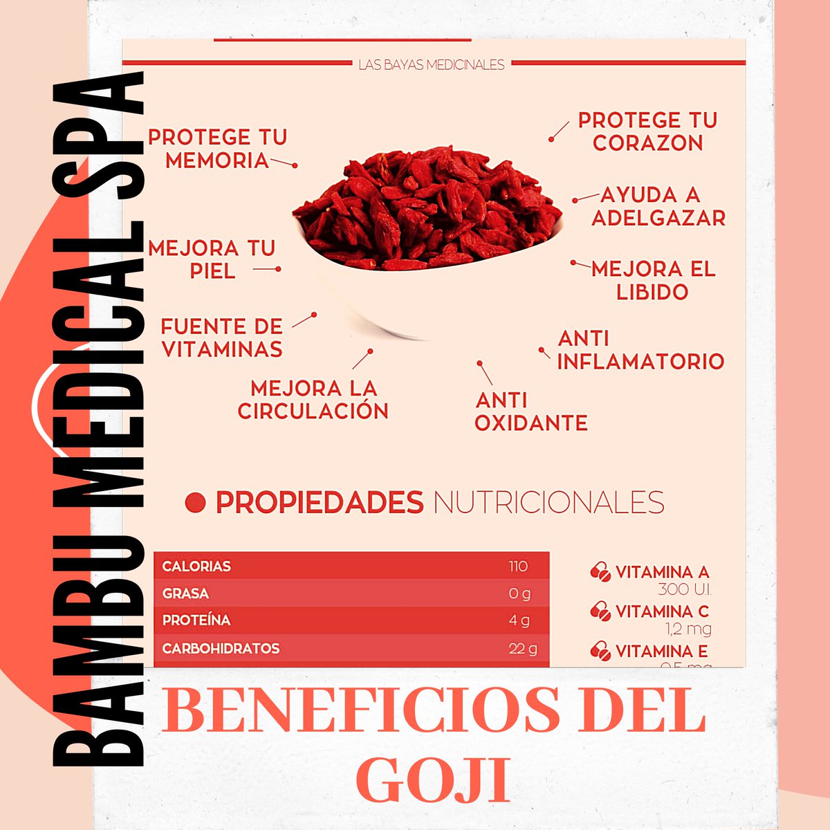 BambuMedicalSpa's tweet photo. 🆅🅴🅽🆃🅰🆂 WhatsApp
📱+56959375986
#goji #pymes  #MiercolesDeGanarSeguidores 
#COVIDー19 #valdiviacl #Chile #Twitter #Salud #vitamina #antioxidante #antiflamatorio 
#libido #adelgazar #corazón  #circulación #piel @BambuMedicalSpa 
@PymesUnidasEs https://t.co/8ZwRTSy8S0