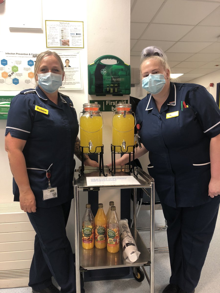 #Hydration is so important to us functioning not just for our patients but staff as well! Thank you to Bournville ward for their “Hydration Station” for all staff to use <a href="/uhbtrust/">University Hospitals Birmingham</a> <a href="/UHBTherapy/">UHB Therapy Services</a>