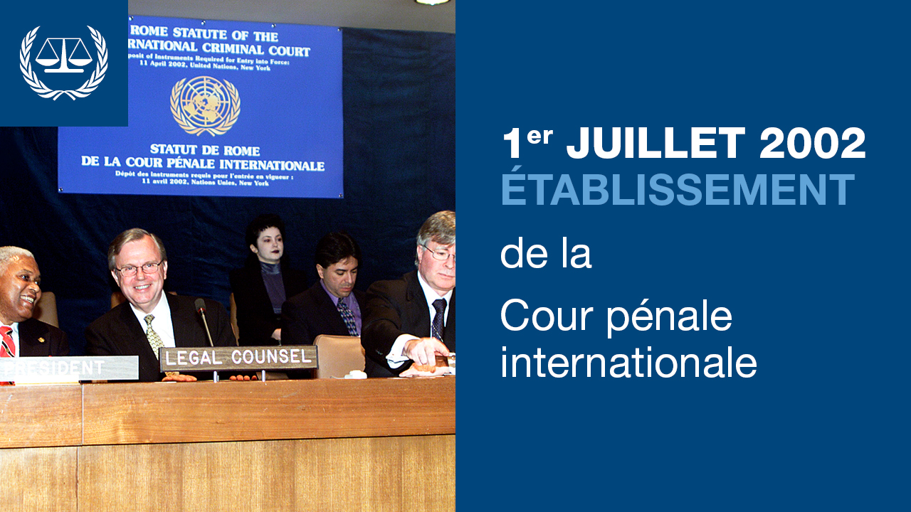 CPI-Cour pénale int. on Twitter: "#CeJourLà en 2002, la #CPI a été officiellement établie. Plus de 60 États ont ratifié le #StatutdeRome, amenant le traité international à entrer en vigueur et créant