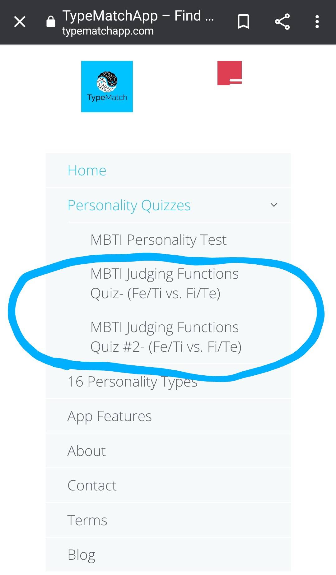 Typematch New Personality Tests On The Website With More Coming These Two Focus On Fe Ti Vs Te Fi Estj Istj Esfj Isfj Estp Istp Esfp Isfp Enfp Infp Entp Intp Entj