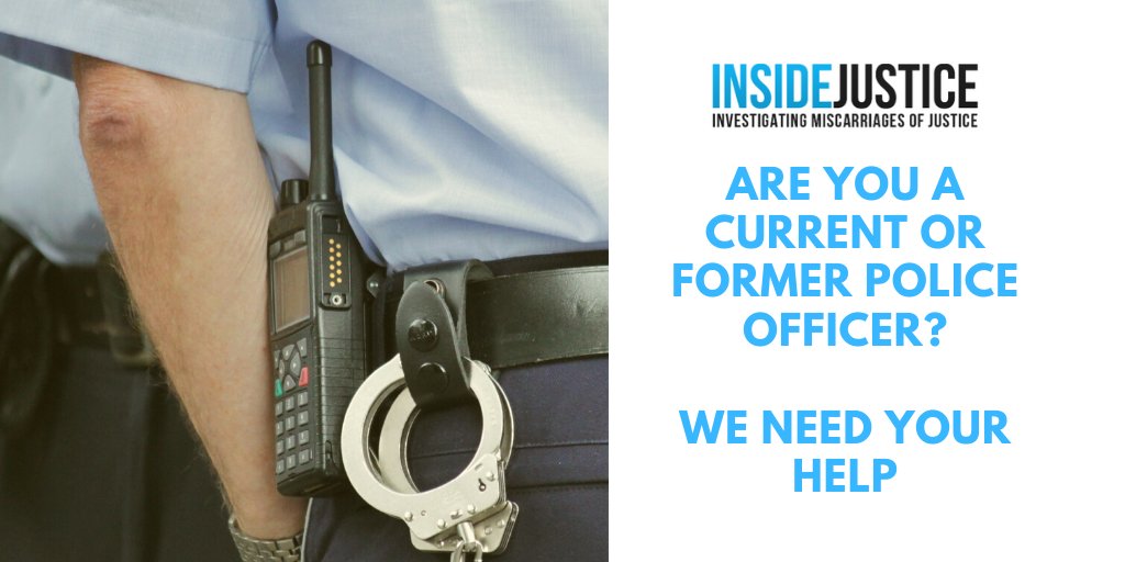 insidejusticeUK's tweet photo. Calling all former and current police officers and law enforcement. We need your help in completing a short survey on evidence retention and storage. It just takes a few mins.👮♂️👮♀️🚨 https://t.co/ZWGZ7D5Osy https://t.co/3PFQ0qtIhM