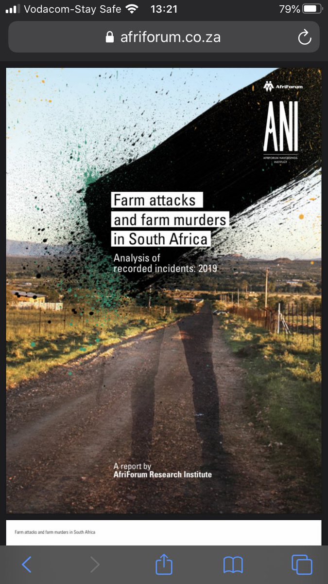 According to  @afriforum 2019 report, 57 murders took place in 2019Months April to June = 6 murders per month (a peak period) By numbers alone the DA claim of “increasing” incidents appears incorrect?