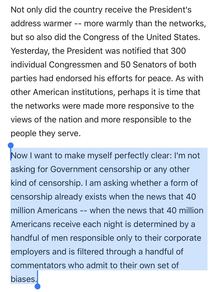 This is the part of Agnew’s speech where he laid out the right’s strategy for years to come: after identifying a real problem, he shifts to a new argument that essentially says that the real problem isn’t the system in place, but the people at the levers of power.