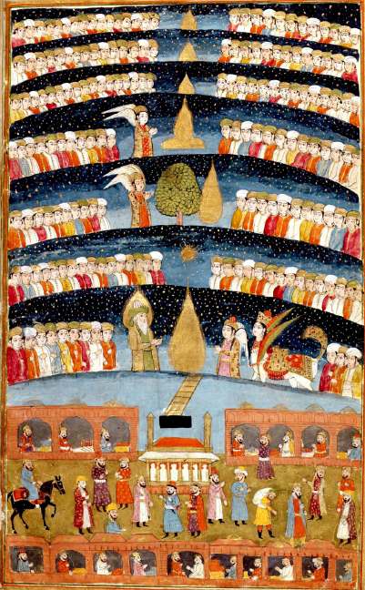 Incidentally this Persian miniature depicting heaven clearly supports the buffet theory