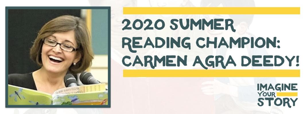 cslpreads's tweet photo. Join Carmen Agra Deedy on Fridays at Noon Eastern for a story! https://t.co/ySDTbsIt4w #ImagineYourStory #LibrariesImagine https://t.co/6lu50jzx32