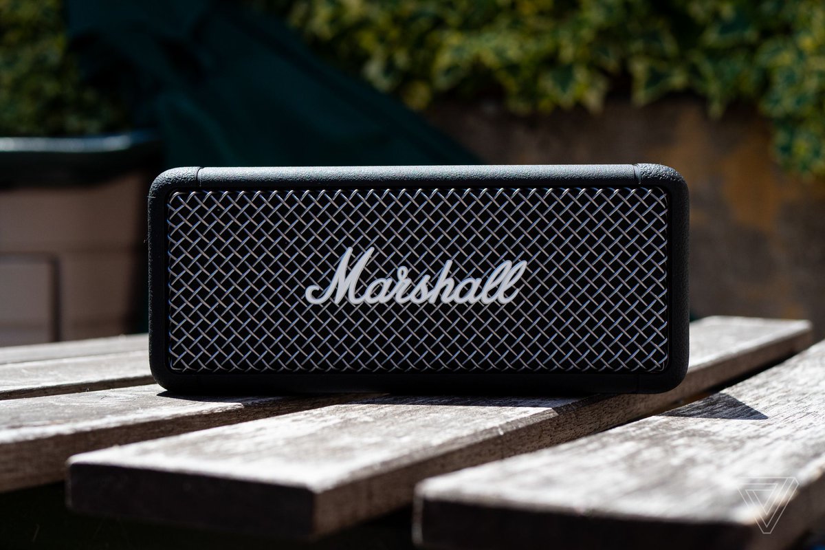 Marshall’s Emberton is a basic but brilliant Bluetooth speaker
