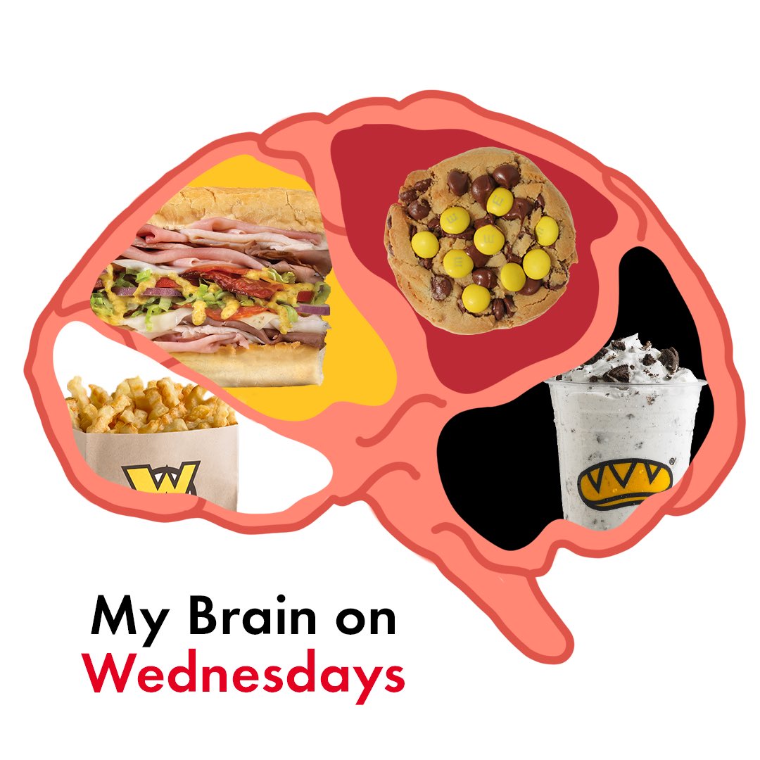 The brain wants what the brain wants.

Order the $5 Wicked Wednesday deal, including 5 meats and 3 cheeses, and get the Wich you’ve had on your mind. Available now at participating locations.