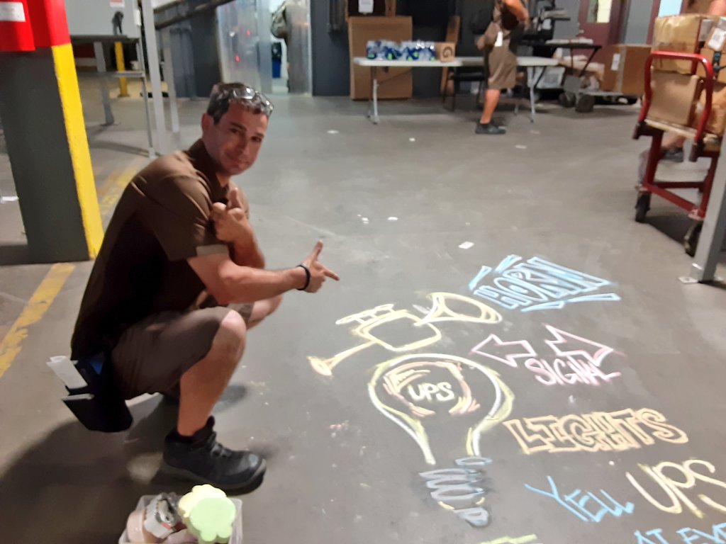 Creating AWARENESS @ every stop in Lenexa! Horns, Lights, Signals &amp; YELL UPS!!! <a href="/CP_UPSers/">Central Plains</a> <a href="/ExperienceUPS/">Experience UPS</a> <a href="/UPSers/">UPSers</a> <a href="/ta_stover/">Terry Stover</a> <a href="/darcyscottUPS/">Darcy Scott</a> <a href="/lenox_bryan/">Bryan Lenox</a> <a href="/kelly_gonter/">Kelly Gonter</a> <a href="/UPSKelso/">Kelso UPS Safety</a> <a href="/UPSphoenix/">Phoenix East center safety team</a> <a href="/Gr8LakesSafety/">UPS Great Lakes District Safety</a> <a href="/OCFeederSafety/">OakCreekFeederCHSP</a> <a href="/UPSManJohn/">Big Johnny O</a> <a href="/BenRjv/">RUBEN VILLA</a> <a href="/christo96827131/">christopher Pritchett</a> <a href="/RedRiverUPSers/">Red River UPSers</a>