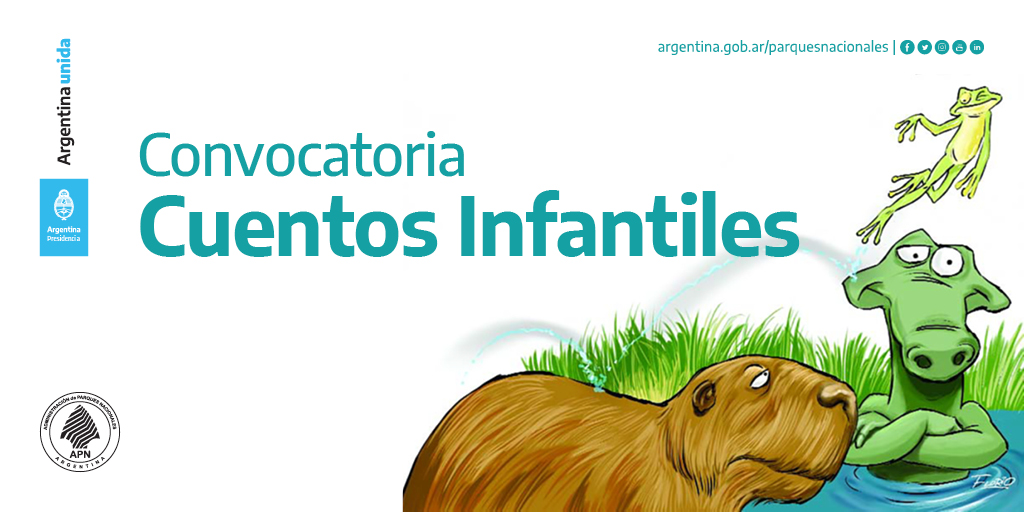ParquesOficial's tweet photo. Te invitamos a participar de la convocatoria de cuentos infantiles durante todo el mes de julio.
Más info en: https://t.co/8Hfl0MYfVY
#InviernoEnParquesNacionales https://t.co/rONVdO1hqv