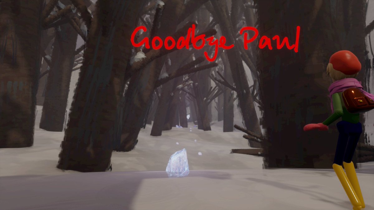 BitLabgames1's tweet photo. Goodbye Paul demo dreamscom 2020 out now in Dreams  #PS4share #DreamsPs4  #
MadeInDreams https://t.co/4ctSRfXeRt