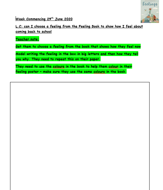 st_peters_read's tweet photo. we have already had a great week with the Feelings book by #LibbyWalden and #RichardJones. If you want to have a go at some of our activities or listen to the story find the links below and enjoy 🔖😀🎒#tamesidelovesreading #bookledlearning @OneEducationHR https://t.co/imqkGmLxPA https://t.co/I7vE4GwC1B