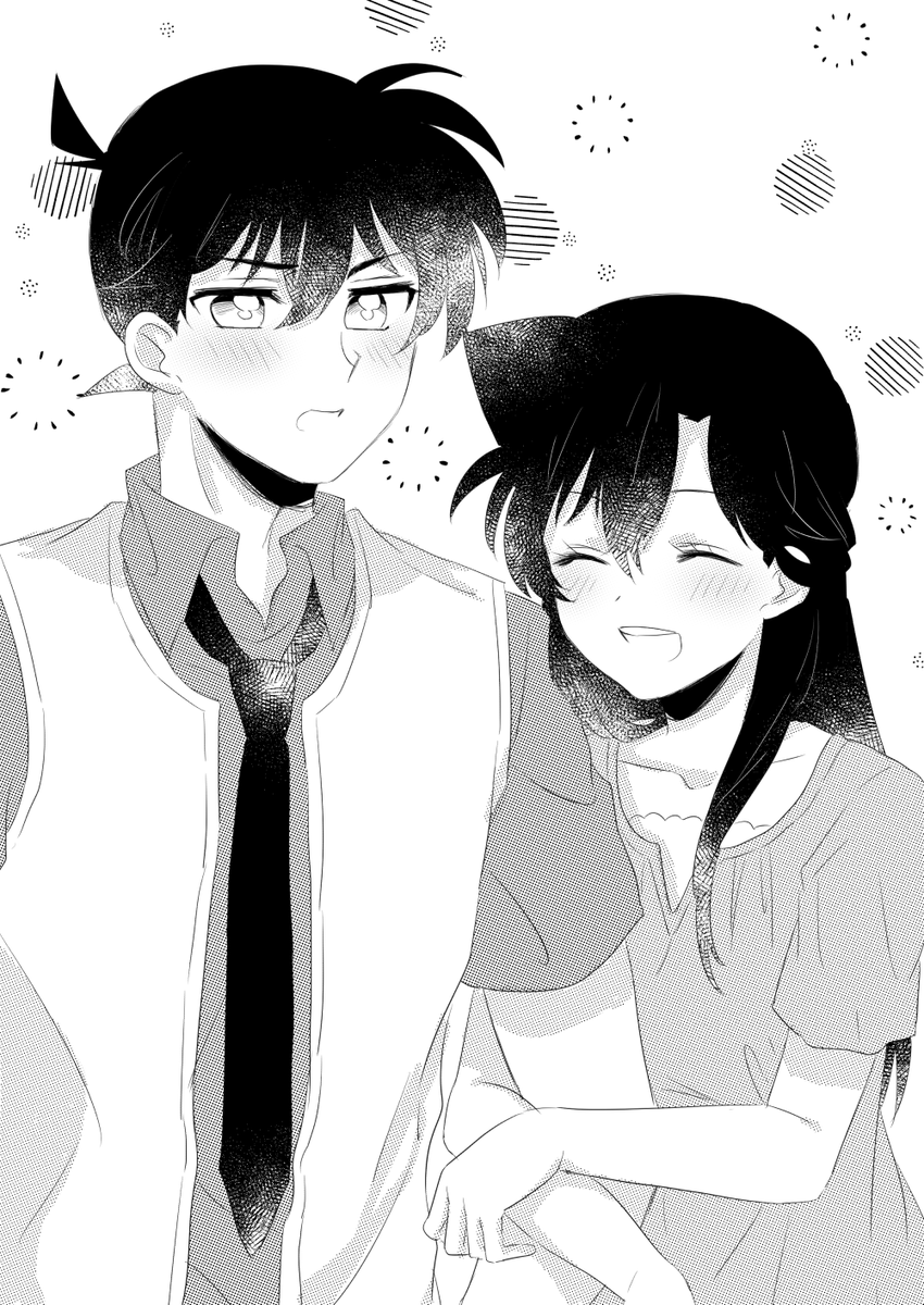 ＃新蘭告白記念日
あのときと変わらないふたりで、あのときとは違う関係で
新蘭告白記念日おめでとう～！！✨

「新一ってばあのとき顔真っ赤でさ…」
「んだよ、悪ぃかよ」
「ううん…キラキラしてて、カッコよかったよ」
「…っ！」