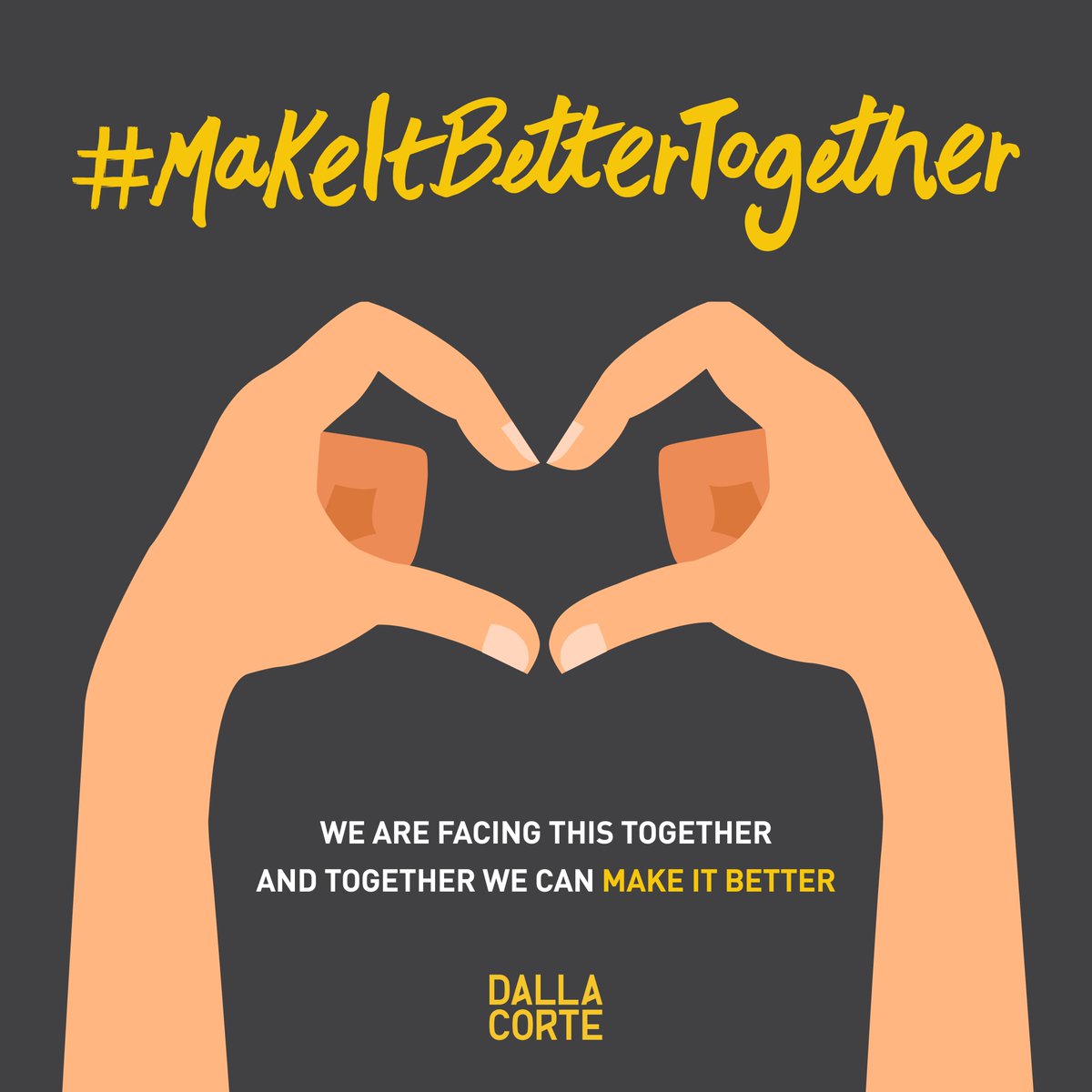 DallaCorte_int's tweet photo. We have donated the Luigi Sacco Hospital part of our proceeds for the months of April, May and June to support all the professionals, doctors, health caregivers and patients that have been fighting against COVID-19. Thank you for taking part in our #makeitbettertogether campaign! https://t.co/vErnRs3hPi