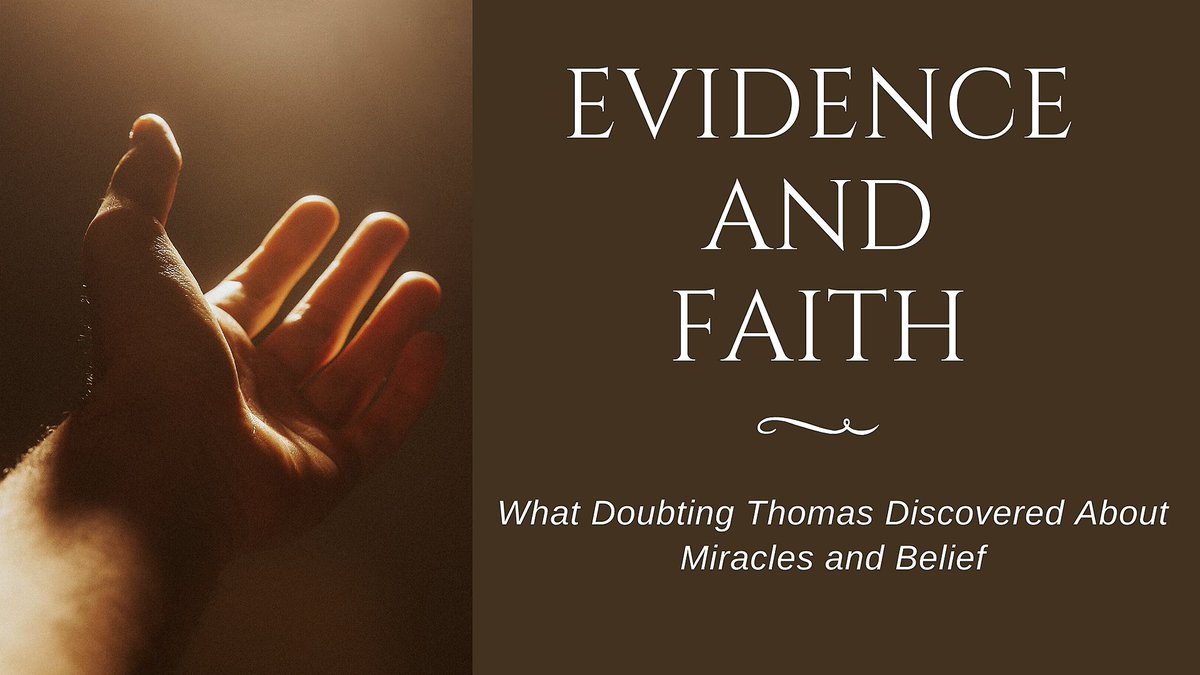 LeakeThomas's tweet photo. Are you confused about the truth and proof of the miracles mentioned in the Bible? This new 4-part blog series follows Doubting Thomas, and reveals what he discovered about miracles and belief. 
https://t.co/GvZ9gxVLTe https://t.co/O2buOIa7K4
