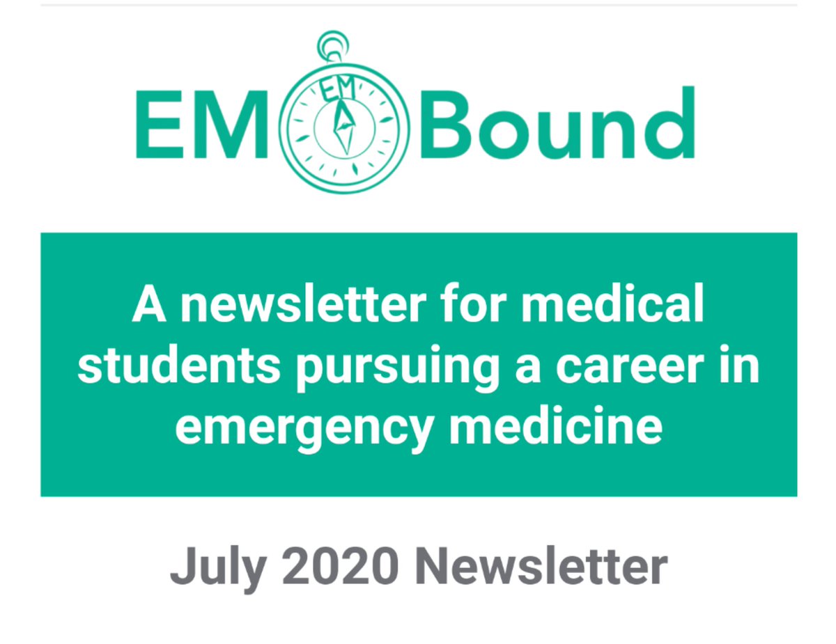 sreeja_natesan's tweet photo. #MedStudentTwitter: The ☀️July #EMBound @ALiEMteam Newsletter☀️ was released TODAY!

This month is jam-packed full of #MedEd tips &amp; advice on Sub-Is, SLOEs, and much more (esp in the era of #COVID19)!  

Subscribe today: https://t.co/p2d4sUmPcu https://t.co/ZkH2nTUAHj