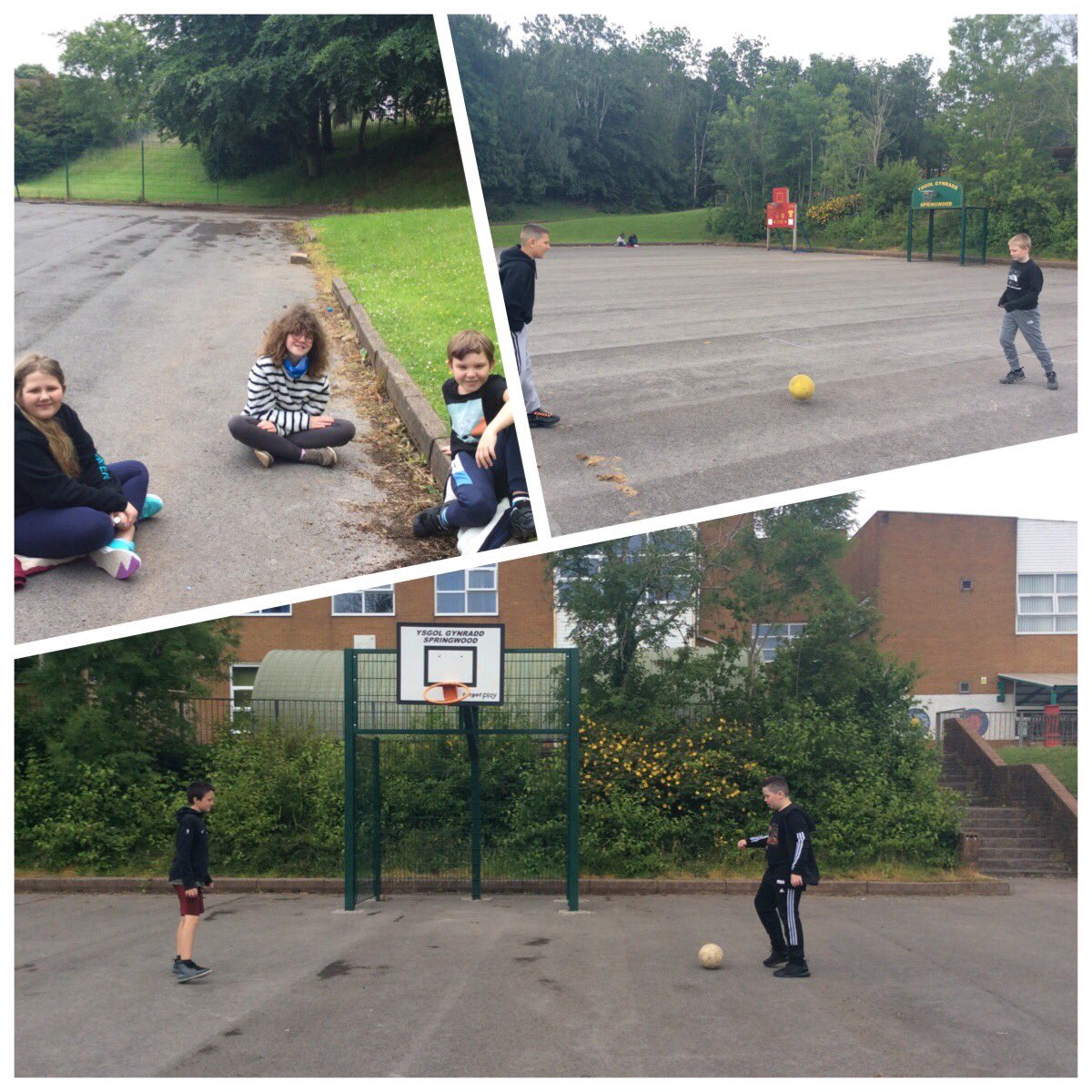 Springwood_Prm's tweet image. #springconwy enjoying their maths learning outside!