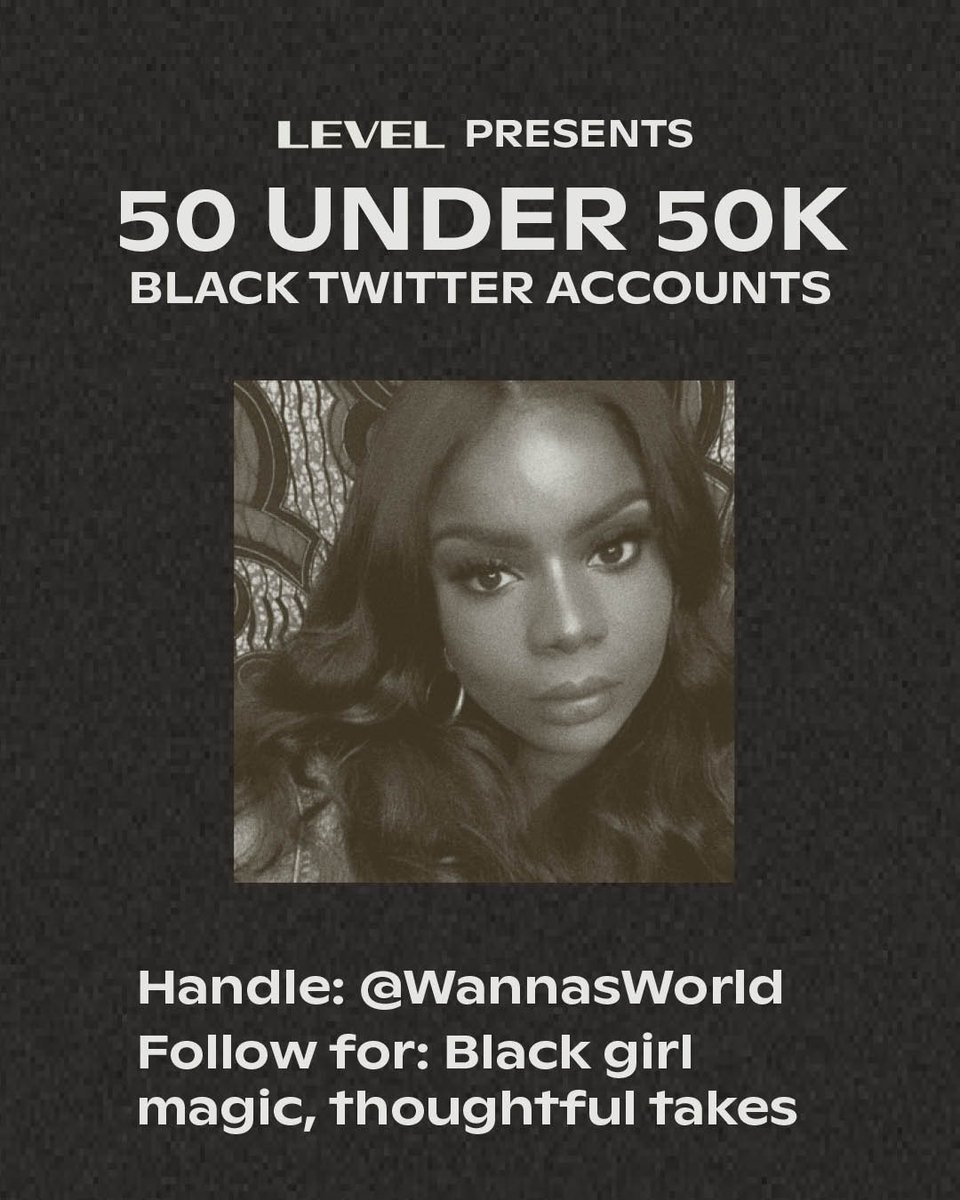 . @WannasWorld will shake the table. She’s been at the center of some major Twitter moments, including when she helped coin the phrase “Blackfishing” to call out white IG models who try to look like Black women.  http://read.medium.com/sB1OgkY 
