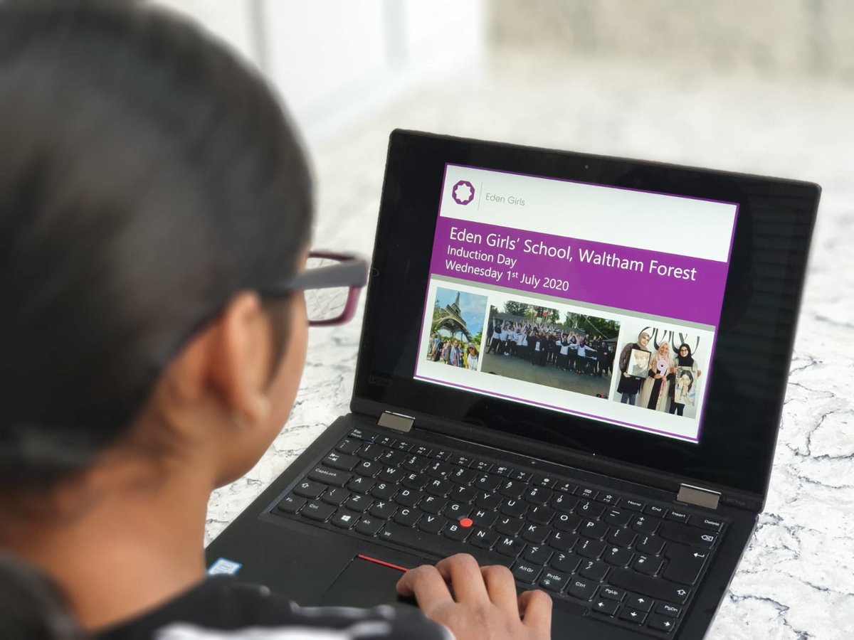edengirlsWF's tweet photo. Our Yr 6 student's are taking part in virtual induction today. A warm welcome to you all. #yr6transition #induction https://t.co/rfgwM2McWW