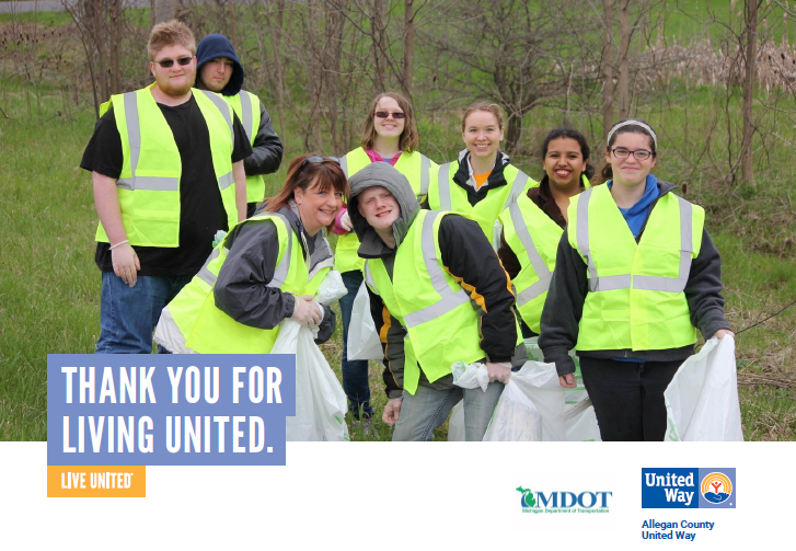 ACUnitedWay's tweet photo. Looking for a way to volunteer safely and effectively while adding value to your community? on Saturday, July 18th, Adopt-A-Highway is a Michigan Department of Transportation (MDOT) program designed to help keep the state's highway roadsides clean, attractive, and safe! https://t.co/kb1lD6CGAu
