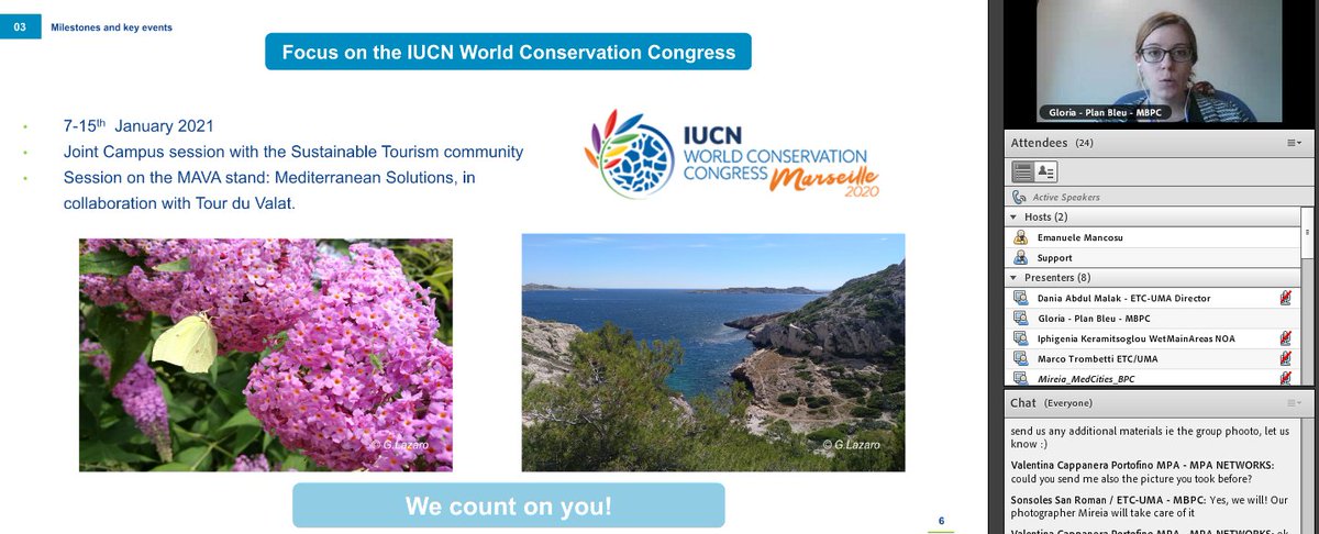 Gov4Nature's tweet photo. 🏁 Time today for #WorkingGroup3 working on "Integrated #ecosystem monitoring & management" where we welcomed and shared impressions with ended projects and new modular ones as @NetworksMpa @MPAengage #Posbemed2 #TuneUp. Together we've prepared the path for next 3 years. #MPAs https://t.co/lBvZwQptR1