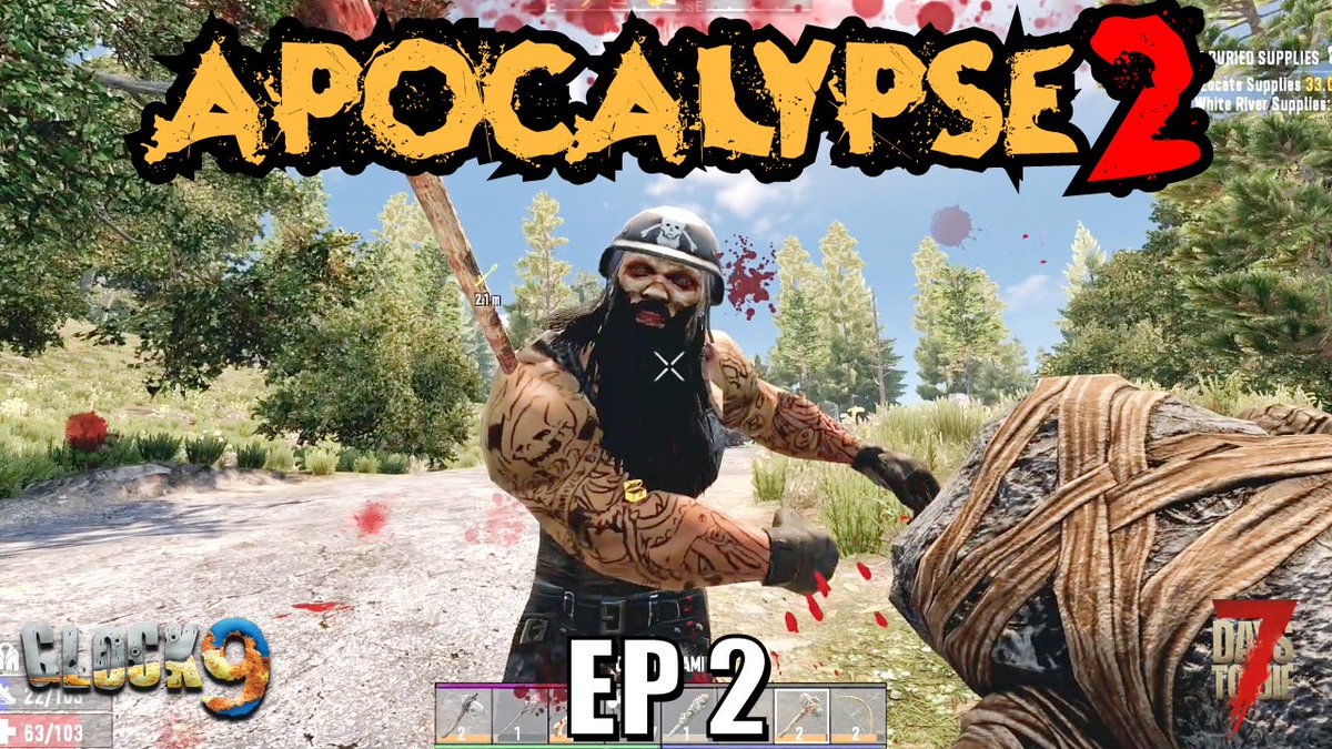 glock9gamer's tweet photo. 7 Days To Die - Apocalypse2 EP2 #7DaysToDie #Apocalypse2 

🔴https://t.co/GwIS9UqIns🔴 https://t.co/pg8ZDj0mvs