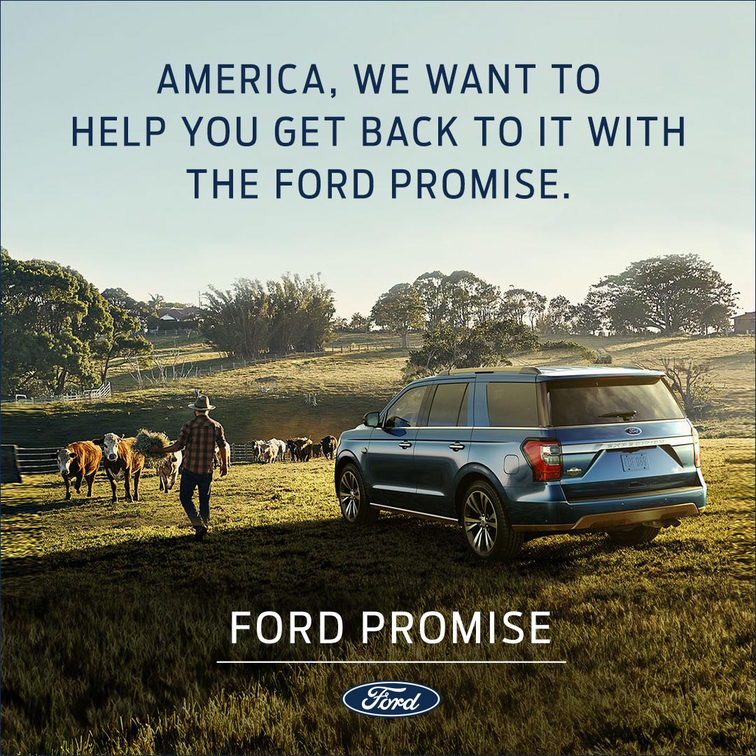 FermanFord's tweet photo. We Want to Help You Get Back to It

With the Ford Promise, you can buy or lease an eligible Ford vehicle through Ford Credit. 

For more information contact Ferman Ford at (727)-475-4337 https://t.co/KKT45RfGiZ