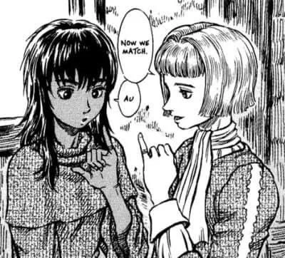 join the farnesca shipper community. we have like three ppl. heres a scene of farnese making matching rings for her and casca which the finale will totally call back to when they eventually get married 