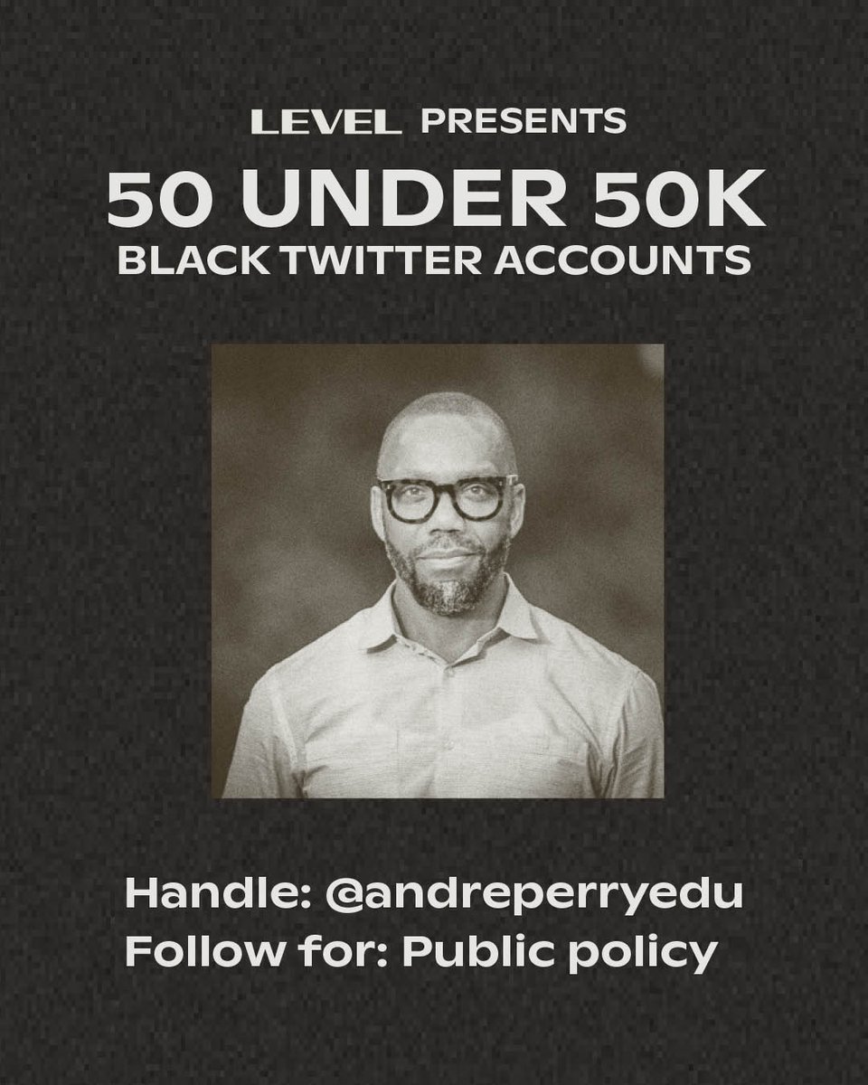 . @andreperryedu is a fellow at the Brookings Institute and is DEEP in the public policy game, with a speciality in redlining and other structural fuckery plaguing Black neighborhoods. The dude you’ll quote to all of your friends to sound smart.  http://read.medium.com/sB1OgkY 