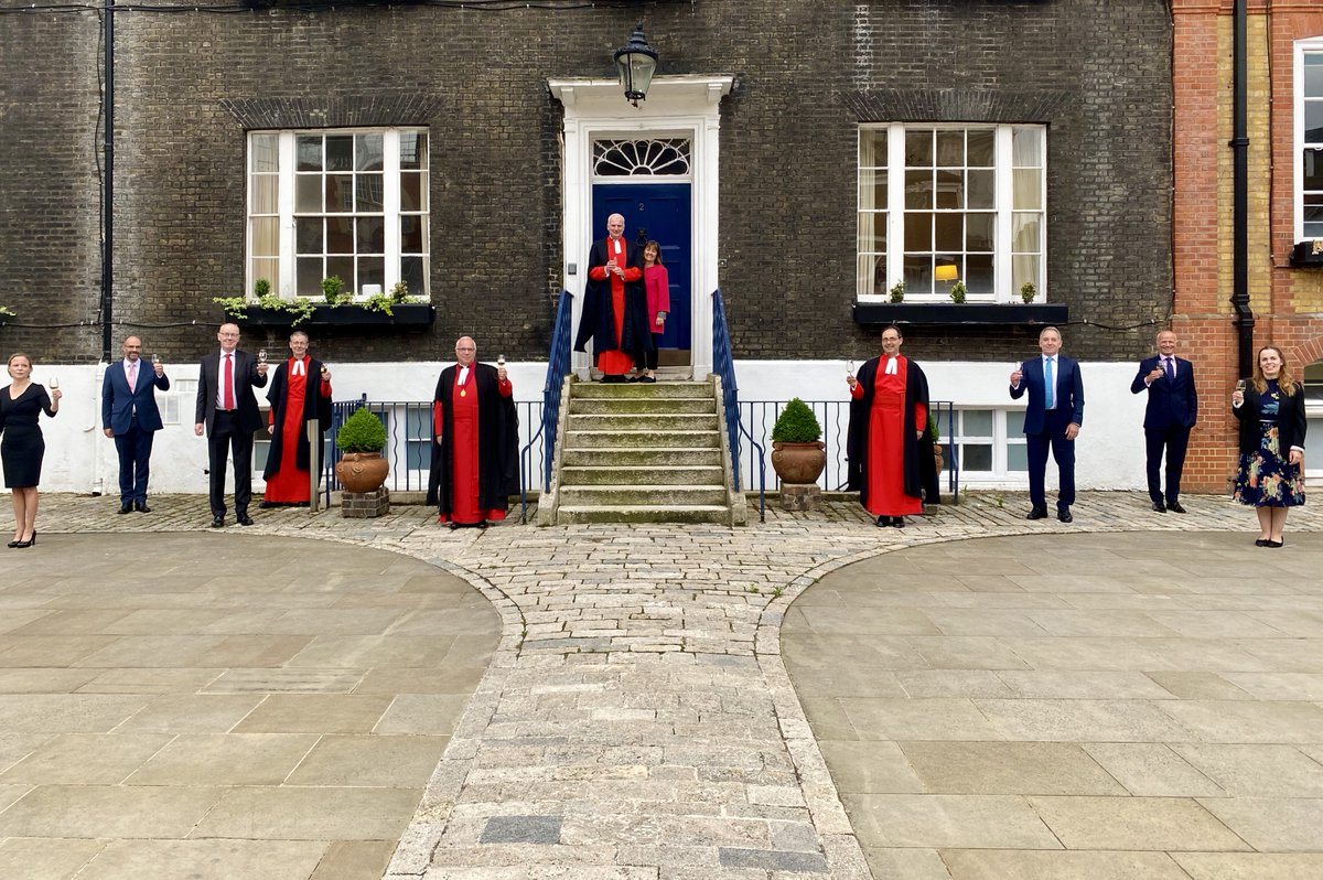 A socially-distanced farewell from <a href="/PatrickDerham/">Patrick Derham</a> to our 2020 leavers, looking forward to having in-person celebration when we can. Floreat.