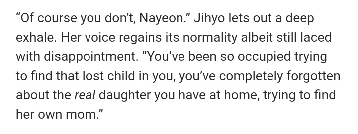 Nothing too inspiring for starters but the weight of Jihyo's words hits harder now 