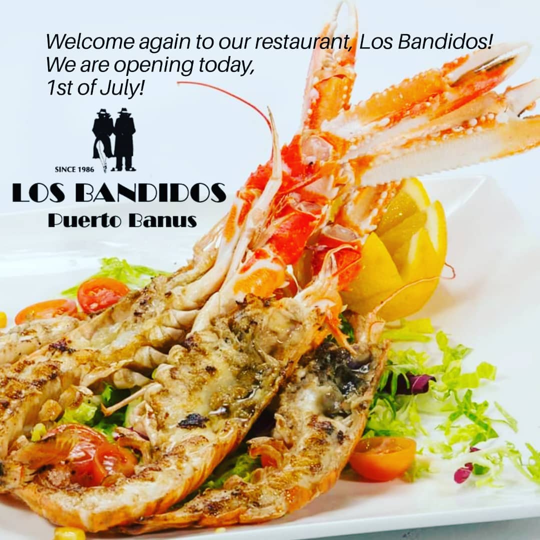 Bandidosbanus's tweet photo. Welcome again to our restaurant Los Bandidos!
We are opening today, 1st of July!
Reservations 952 81 59 15
.
Bienvenidos de nuevo a nuestro restaurante @bandidosbanus
Abrimos hoy 1 de julio!
Reservas en el 952 81 59 15

#restaurante #reservas #losbandidos #puertobanus #marbella https://t.co/rgmqnpahy8
