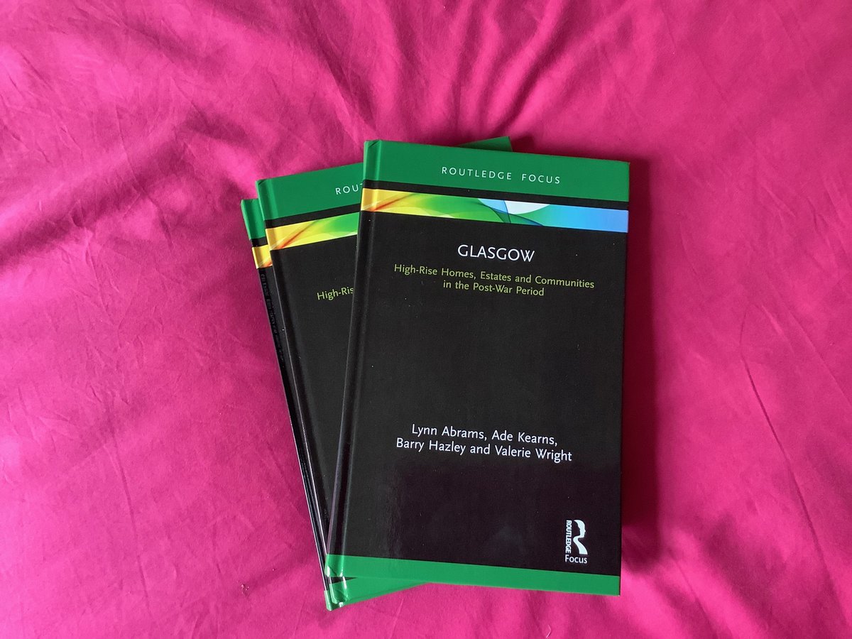 VAWright10's tweet photo. Look what arrived in the post today @Lynncabrams! 

Our @multimemories book 'Glasgow: High-Rise Homes, Estates and Communities in the Post-War Period' will be published on 7 July:

https://t.co/Ra6M8HUMOU https://t.co/Tw5Hqzb0No