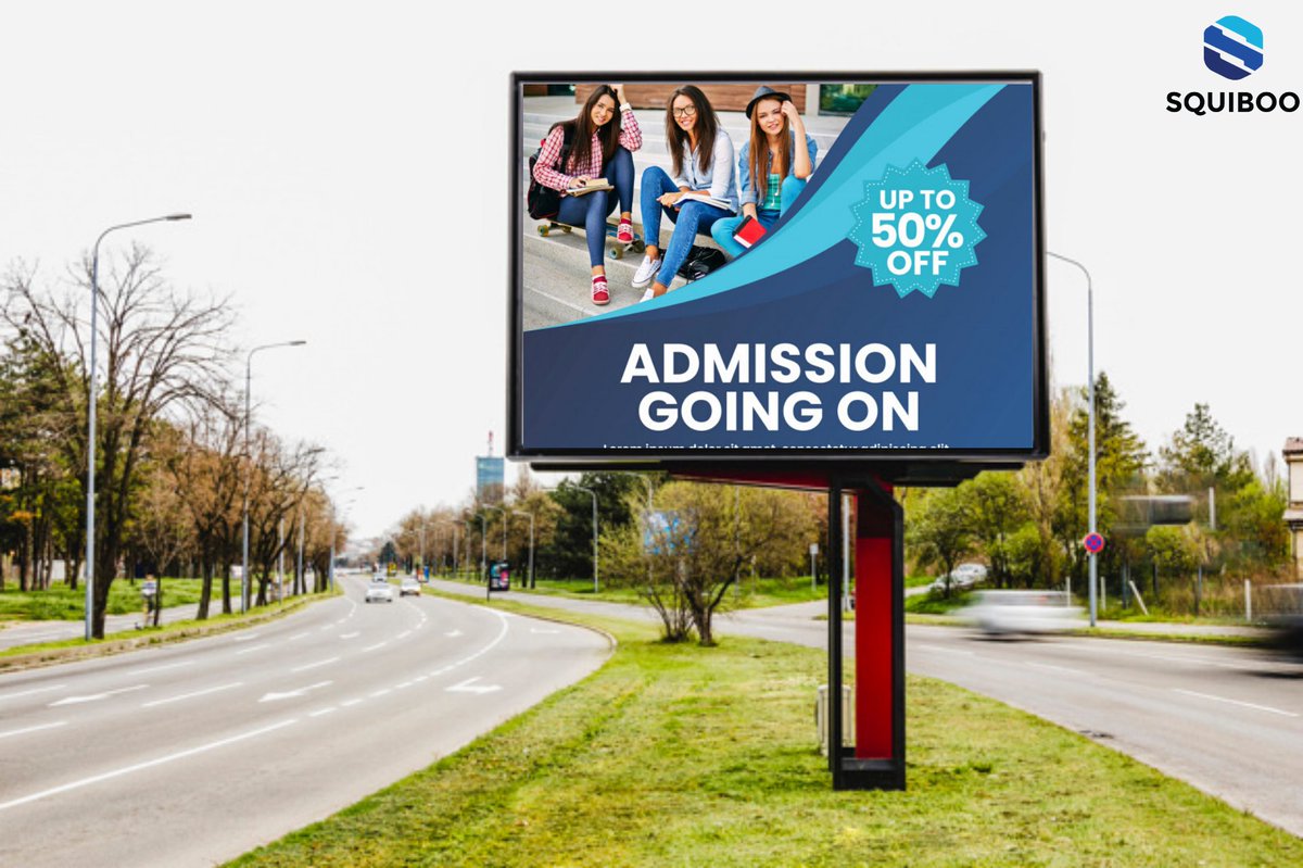 squiboomedia's tweet photo. OOH for schools, colleges and universities can help promote awareness and increase enrolment. 
https://t.co/G36ZG4zglp

#OutdoorAdvertising #OOH #OOHMedia #AdCampaign #Hoardings #Billboards #advertising #Ahmedabad #Gujarat #squiboo https://t.co/IBLyDuJ8TZ