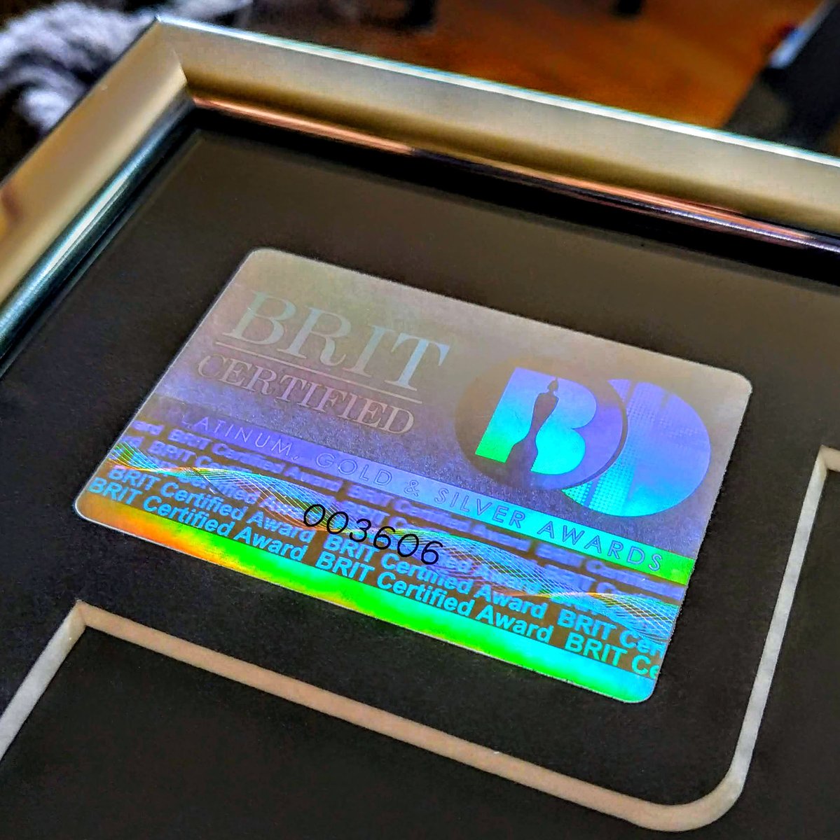 When I did the production on this track I didn't know it would be a UK #1 hit single. The thought that it would eventually sell over 600,000 copies to become platinum selling never crossed my mind, 15 years later it did! Can't believe I've got a #BRITcertified Platinum Award! 😁